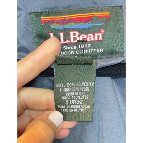 L.L. Bean Mens 3-In-1 Outdoor Jacket Army Green XL Polyester Shell & Insulation - Picture 5 of 16